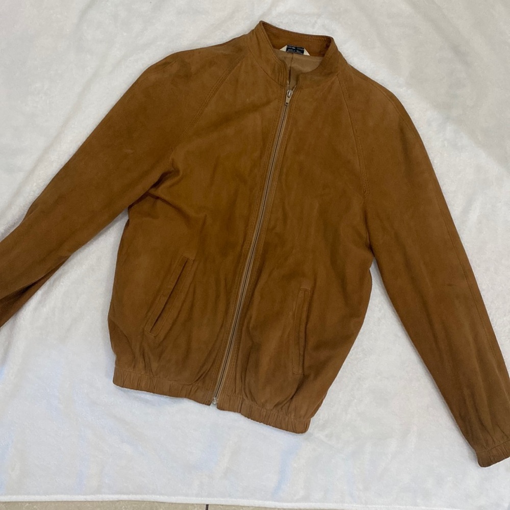 Used- Like new- 100% suede vintage jacket